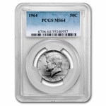 1964 Kennedy Half Dollar MS-64 PCGS
