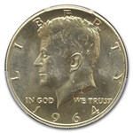 1964 Kennedy Half Dollar MS-66 PCGS