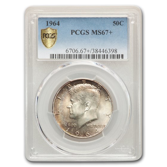 1964 Kennedy Half Dollar MS-67+ PCGS 1964 Kennedy Half Dollar MS-67+ PCGS