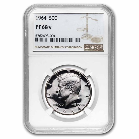 1964 Kennedy Half Dollar PF-68* NGC 1964 Kennedy Half Dollar PF-68* NGC