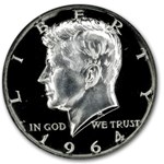 1964 Kennedy Half Dollar PR-64 PCGS (Accented Hair)