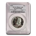 1964 Kennedy Half Dollar PR-66 Cameo PCGS (Accented Hair)