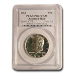 1964 Kennedy Half Dollar PR-67 Cameo PCGS (Accented Hair)