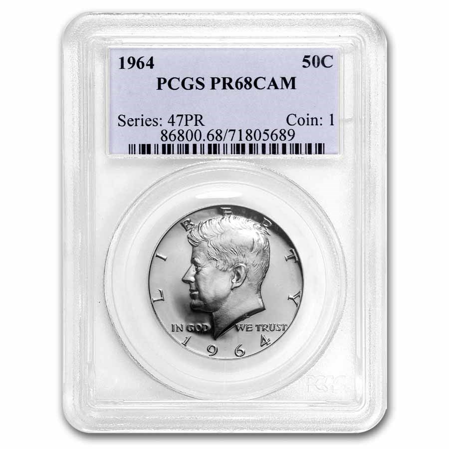 1964 Kennedy Half-Dollar PR-68 CAM PCGS