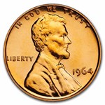 1964 Lincoln Cent 50-Coin Roll Proof