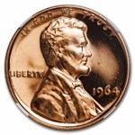 1964 Lincoln Cent PF-67 NGC (Red)