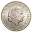 1964 Netherlands Antilles Silver 2 1/2 Gulden Juliana BU