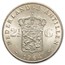 1964 Netherlands Antilles Silver 2 1/2 Gulden Juliana BU
