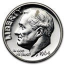 1964 Roosevelt Dime Gem Proof