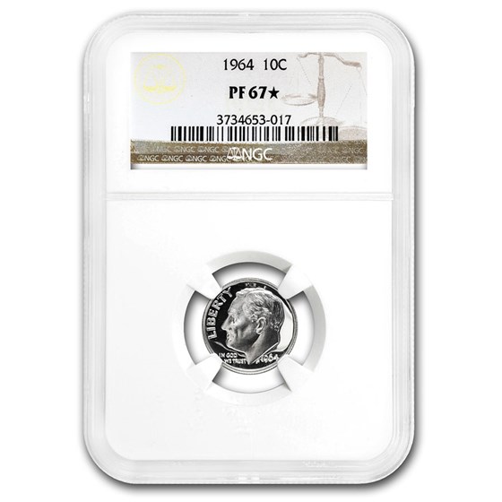 1964 Roosevelt Dime PF-67* NGC 1964 Roosevelt Dime PF-67* NGC