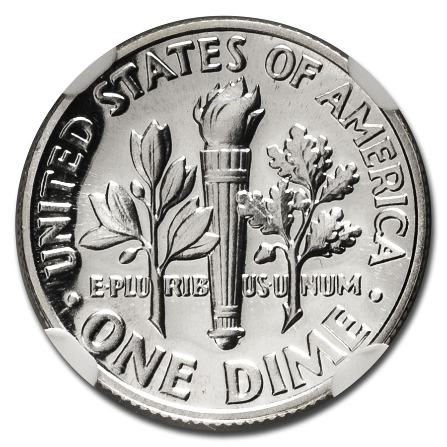 Buy 1964 Roosevelt Dime Pointed 9 PF-67 NGC | APMEX