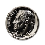 1964 Roosevelt Dime Pointed 9 PF-68 NGC