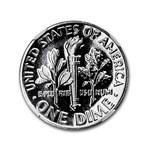 1964 Roosevelt Dime Pointed 9 PF-68 NGC