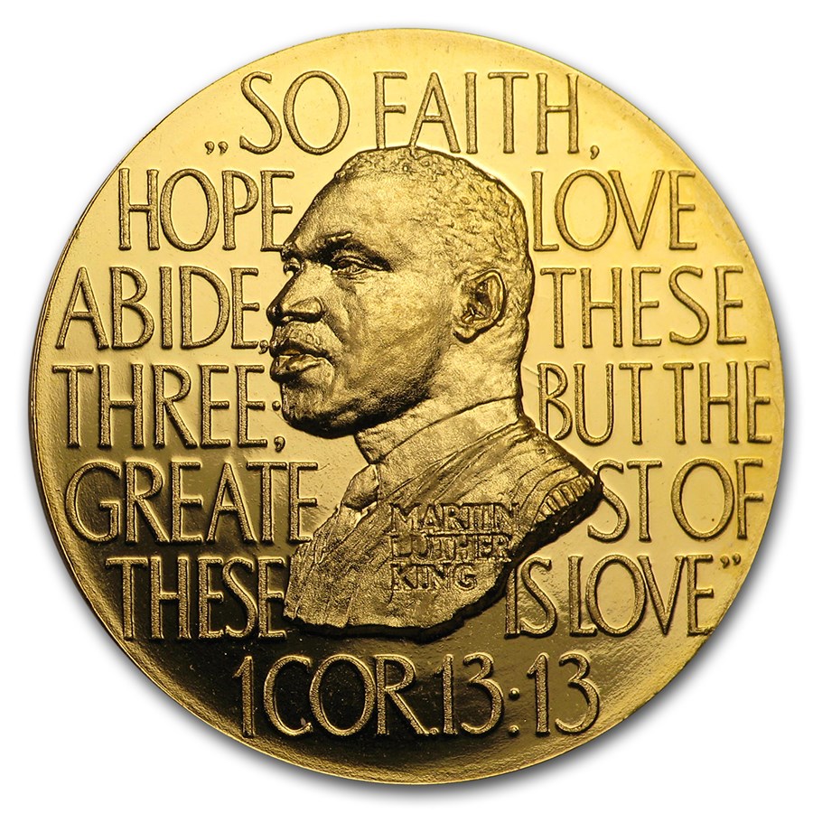 Buy 1964 USA Proof Gold Martin Luther King Civil Rights Act Medal APMEX