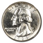 1964 Washington Quarter MS-64 NGC (Type B Rev, Fivaz)