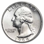 1964 Washington Quarter MS-65 PCGS
