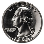 1964 Washington Quarter PF-68 NGC