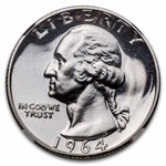 1964 Washington Quarter PF-69 NGC