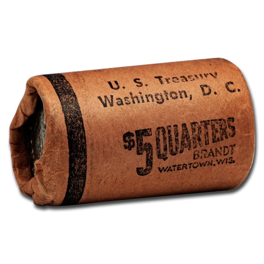 Buy 1964 Washington Quarters 20Coin Roll BU (U.S. Treasury Wrapped