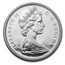 1965-1966 Canada Silver 50 Cents Elizabeth II Avg Circ