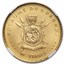1965 Burundi Gold 10 Francs MS-68 NGC