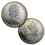 1965 Canada 5-Coin Silver Dollar Type Set BU/Prooflike 