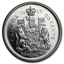 1965 Canada Silver 50 Cents Elizabeth II BU/Prooflike