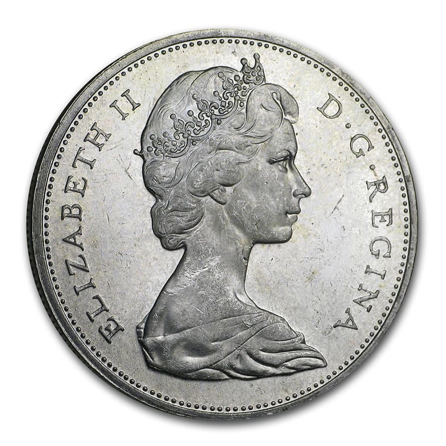 Buy 1965 Canadian Silver Dollar BU/Prooflike | APMEX