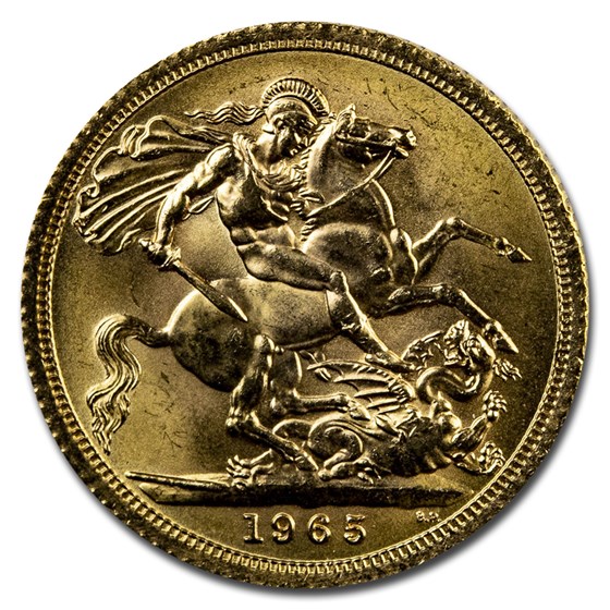 1965 Great Britain Gold Sovereign Elizabeth II BU 1965 Great Britain Gold Sovereign Elizabeth II BU