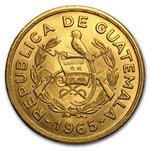 1965 Guatemala 1/2 oz Gold Tecun Uman AU (AGW .50)
