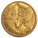 1965 Guatemala 4/5 oz Gold Tecun Uman AU (AGW .8088)