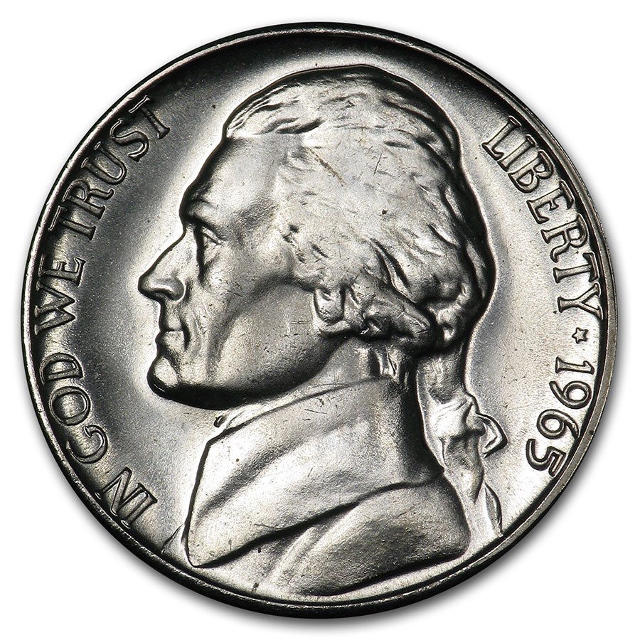1965 Jefferson Nickel SMS