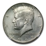 1965 Kennedy Half Dollar MS-64 NGC (Stuck on 25¢ Thickness Stock)