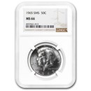 1965 Kennedy Half Dollar MS-66 NGC (SMS)