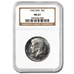 1965 Kennedy Half Dollar MS-67 NGC (SMS)