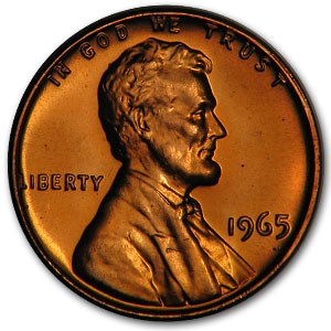 1965 Lincoln Cent (SMS) 1965 Lincoln Cent (SMS)