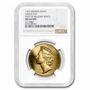 1965 Mexico Gold Medal Belgian King's MS-64 NGC DPL (Grove-916) 1965 Mexico Gold Medal Belgian King's MS-64 NGC DPL (Grove-916)