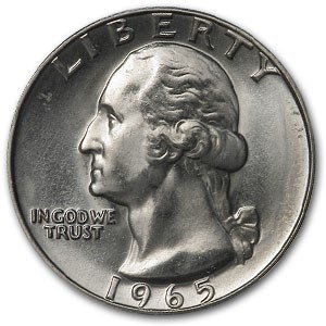 1965 Washington Quarter SMS 1965 Washington Quarter SMS