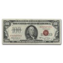 1966 $100 U.S. Note Red Seal CU (Fr#1550)