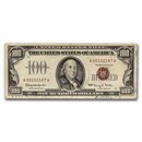 1966 $100 U.S. Note Red Seal Cull (Fr#1550)