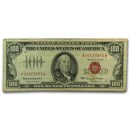 1966 $100 U.S. Note Red Seal Fine (Fr#1550)