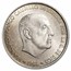 1966-1970 Spain Silver 100 Pesetas Francisco Franco Avg Circ