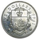 1966 Bahamas $5 Coat of Arms BU