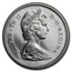 1966 Canada Silver 25 Cents BU/Prooflike