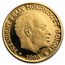 1966 Ivory Coast Gold 25 Francs Elephant Proof