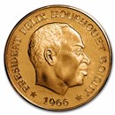 1966 Ivory Coast Gold 50 Francs Elephant Proof