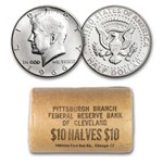 1966 Kennedy Half Dollar 20-Coin Bank Wrapped Roll BU