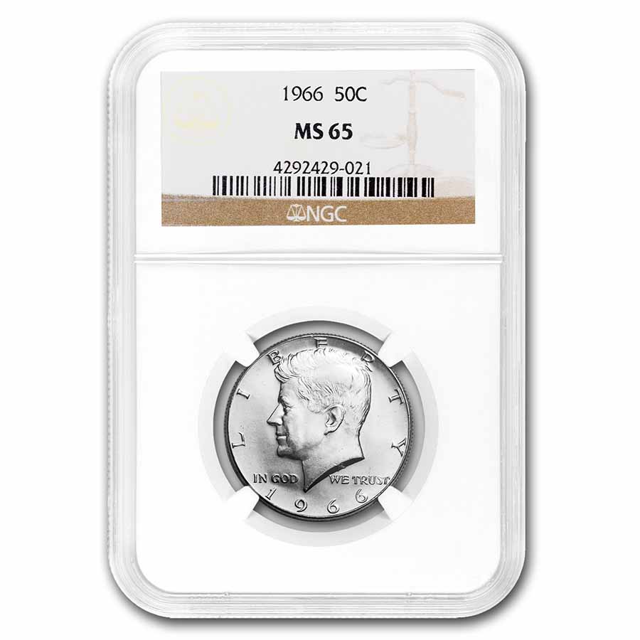 レア 1966年コレクション Buy 1966 Kennedy Half Dollar MS-65 NGC | APMEX