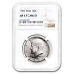 1966 Kennedy Half Dollar MS-67 CAM NGC (SMS)
