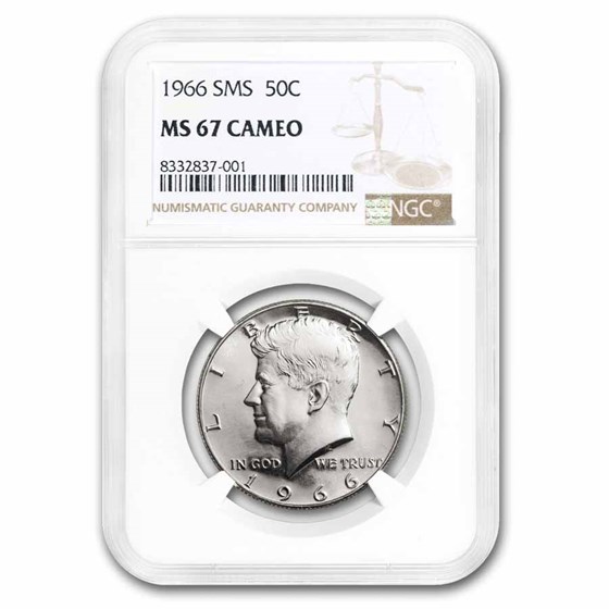 1966 Kennedy Half Dollar MS-67 CAM NGC (SMS) 1966 Kennedy Half Dollar MS-67 CAM NGC (SMS)